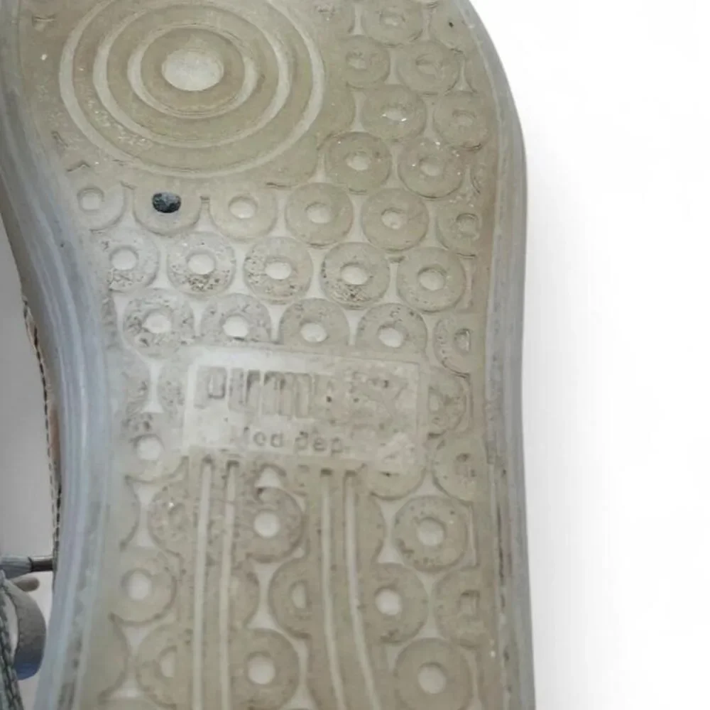 Puma Palermo Chrome Metallic Silver Sneakers